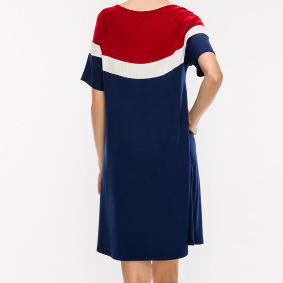 Color Block Dress - Picture 3 of 3